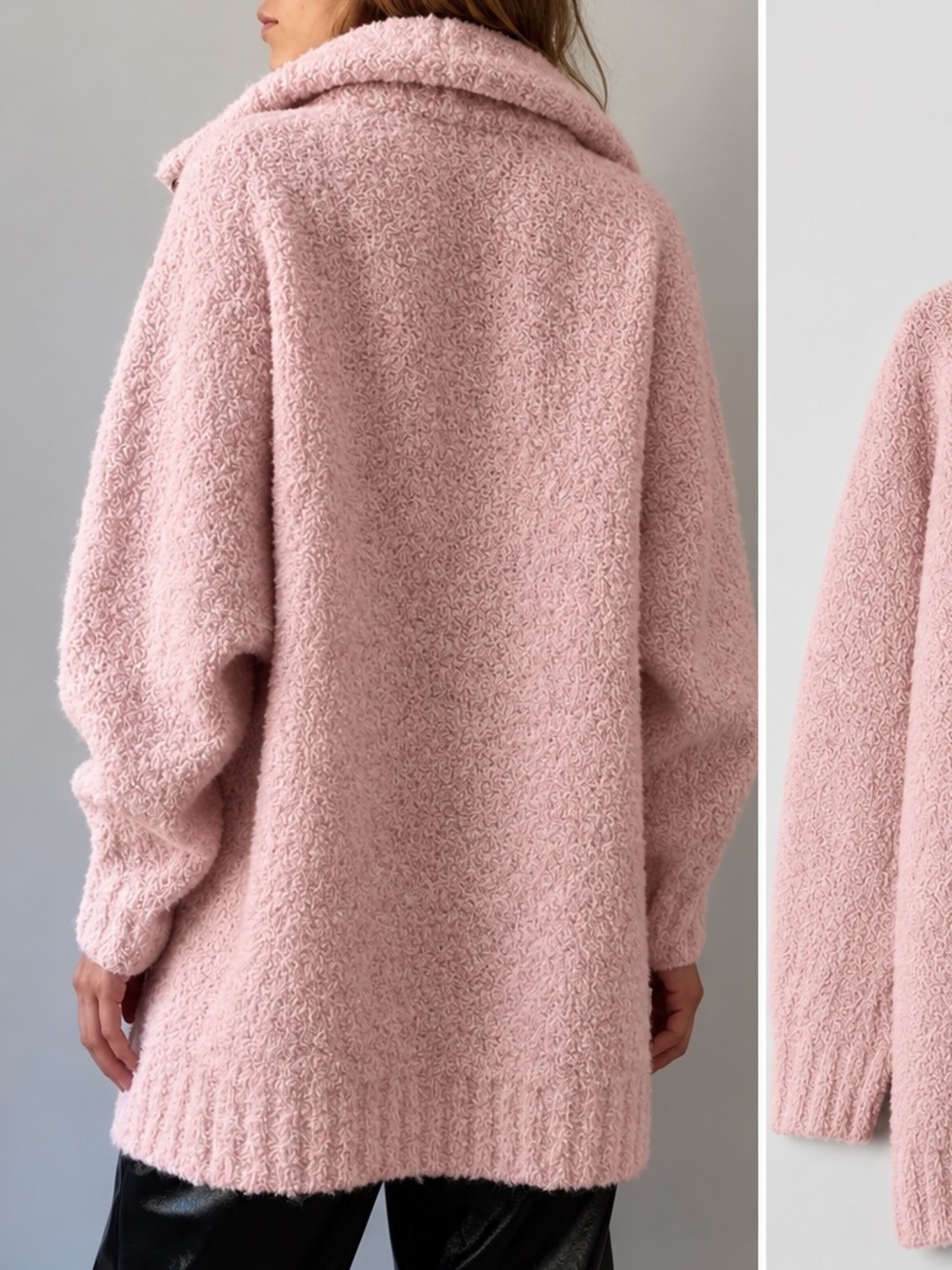 Wilfred Aritzia Alpaca Oversized Sweater | Cozy Luxury Knit SZ M - Picture 2 of 8